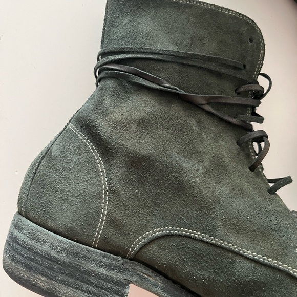 Guidi 995 Reverse Calfskin Lace Up Boots - Picture 2 of 10